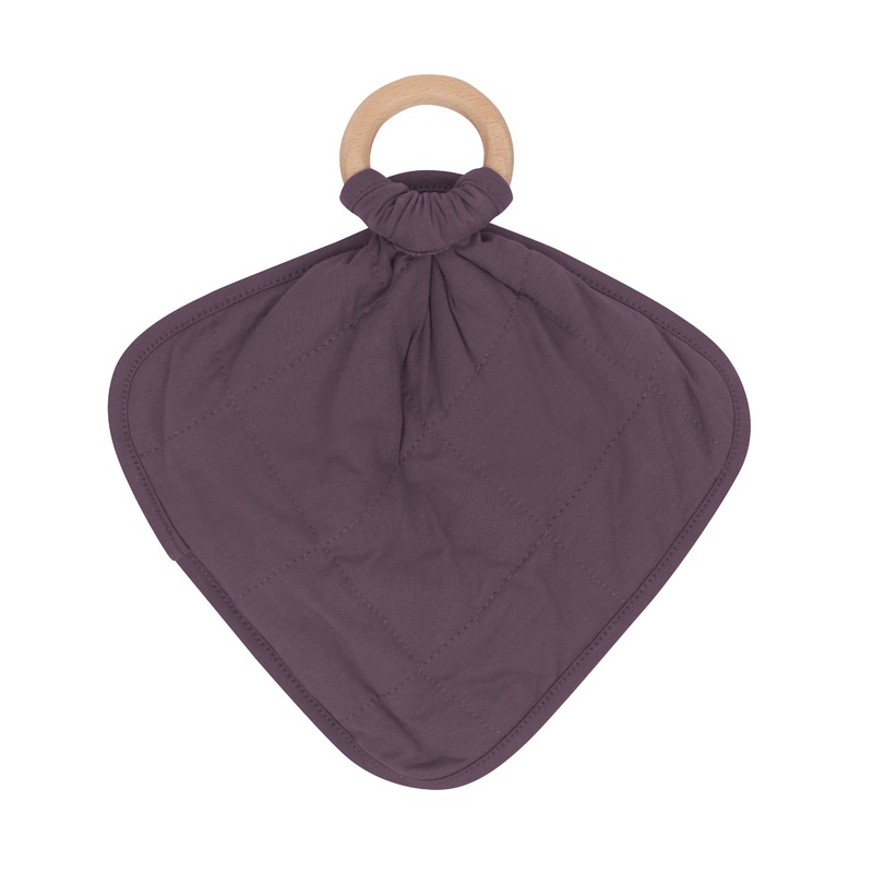 Lovey in Currant with Removable Teething Ring