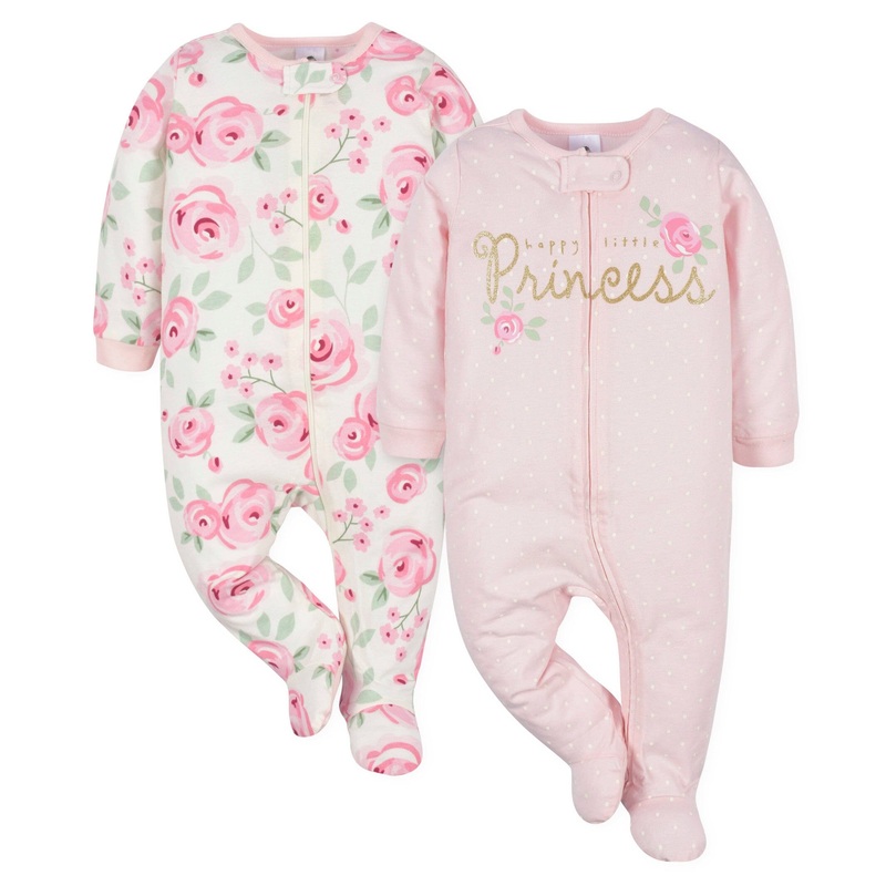 2-Pack Baby Girls Floral Sleep ‘N Plays
