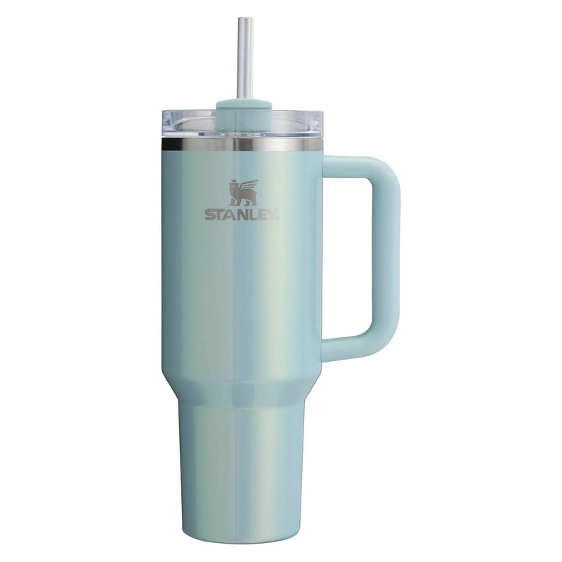 40 oz Stainless Steel H2.0 Flowstate Quencher Tumbler- Blueberry Milk