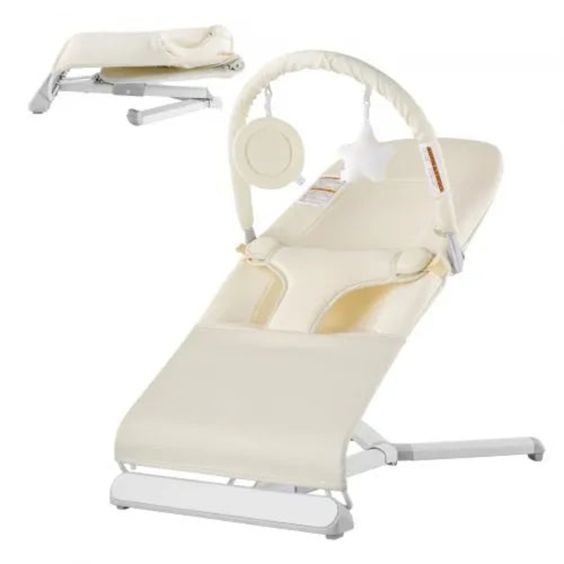 Baby Bouncer Folding Bouncer with Toy Bar