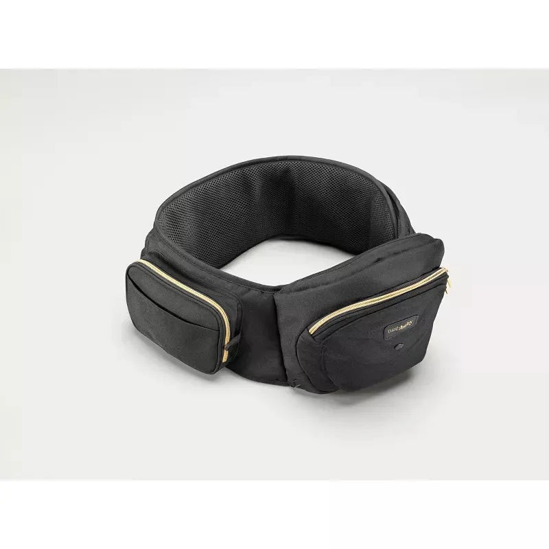 Hip Seat Baby Carrier – Black/Gold