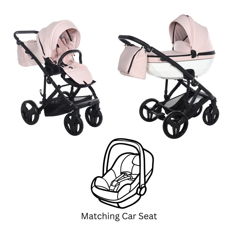 JUNAMA CLASSIC PINK – 3IN1 (INCLUDES CAR SEAT)