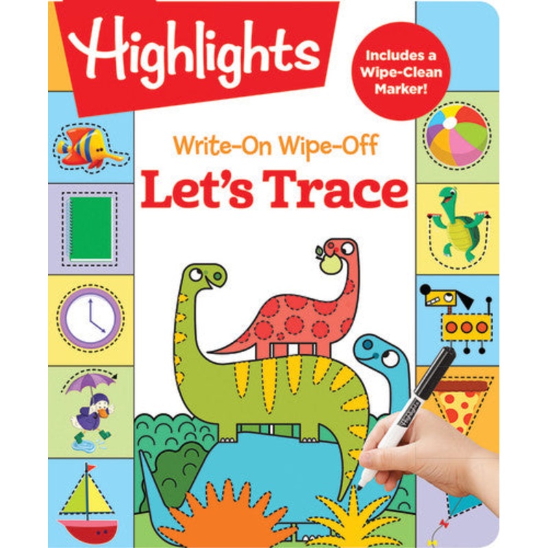 Let’s Trace Write-On Wipe-Off Fun to Learn Activity Book