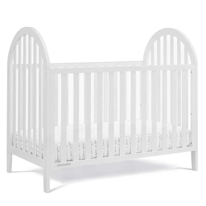 Milano 4-in-1 Convertible Crib – Bianca White (See Description)
