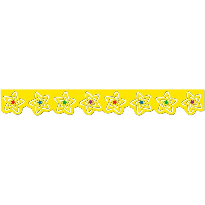 Stars Jumbo Stencil-Cut Borders