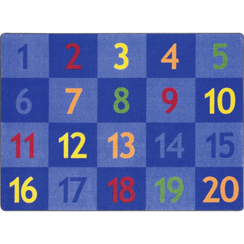 Time to Count Rug, 7’8″ x 10’9″ Rectangle