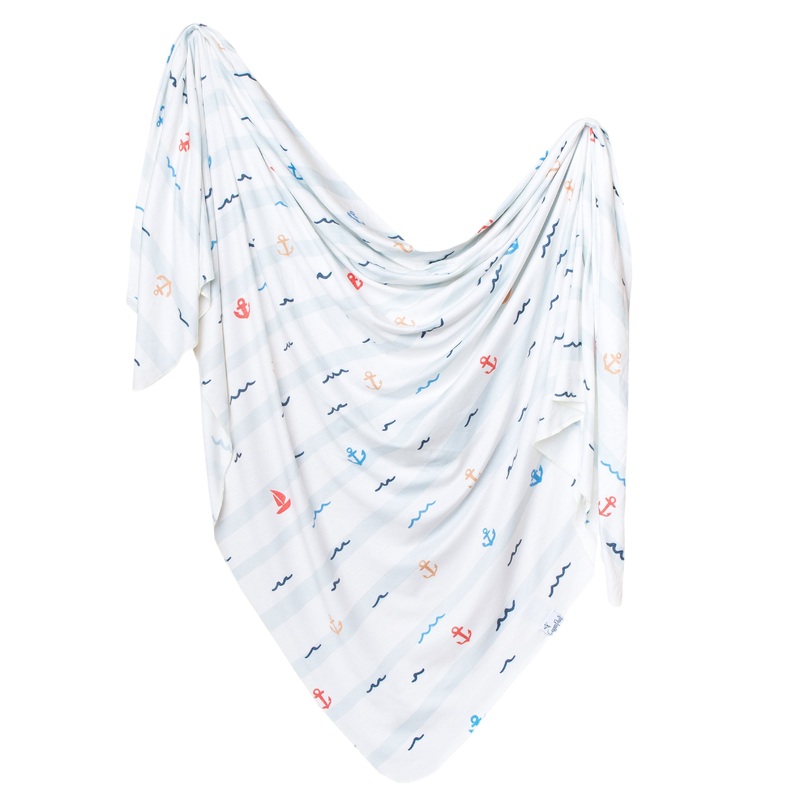 Copper Pearl Knit Swaddle Blanket | Newport