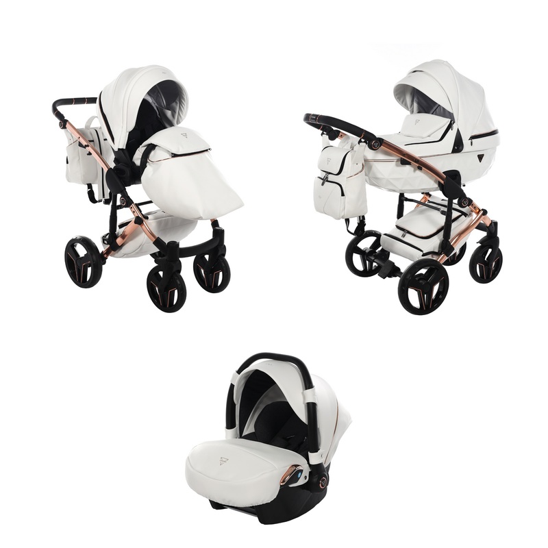JUNAMA S-CLASS WHITE – 3IN1 (INCLUDES CAR SEAT)