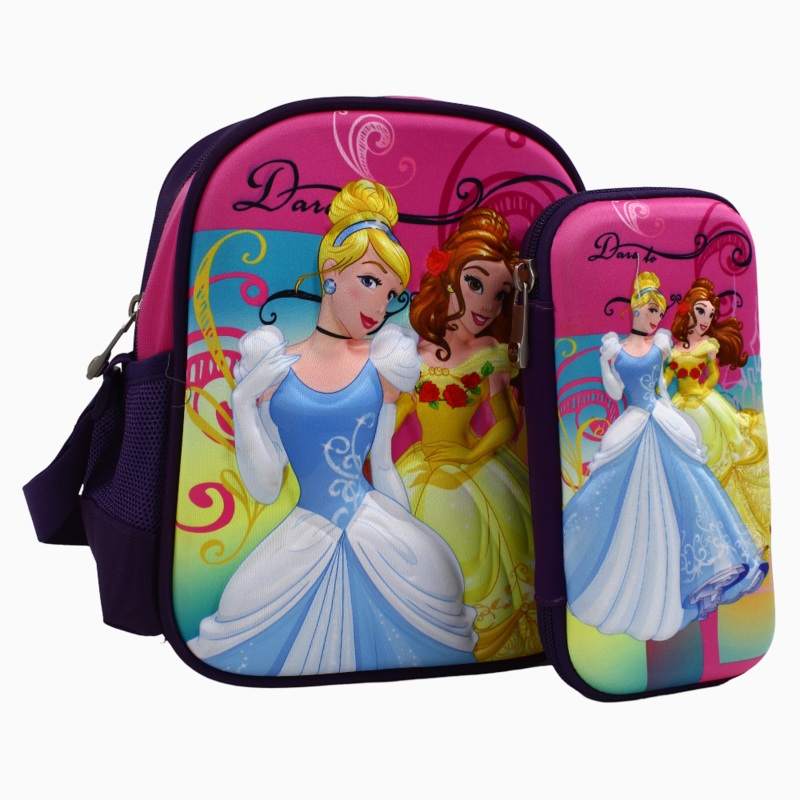 Princesses School Set (Lunch Bag + Pencil Case)