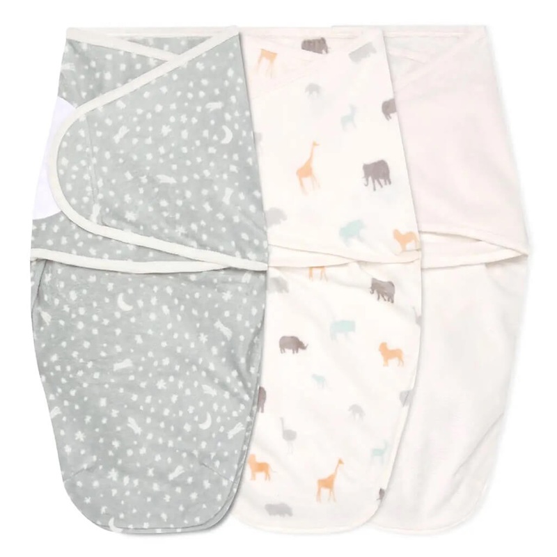 A+A Wrap Swaddle 3 Pack Wild Prairie