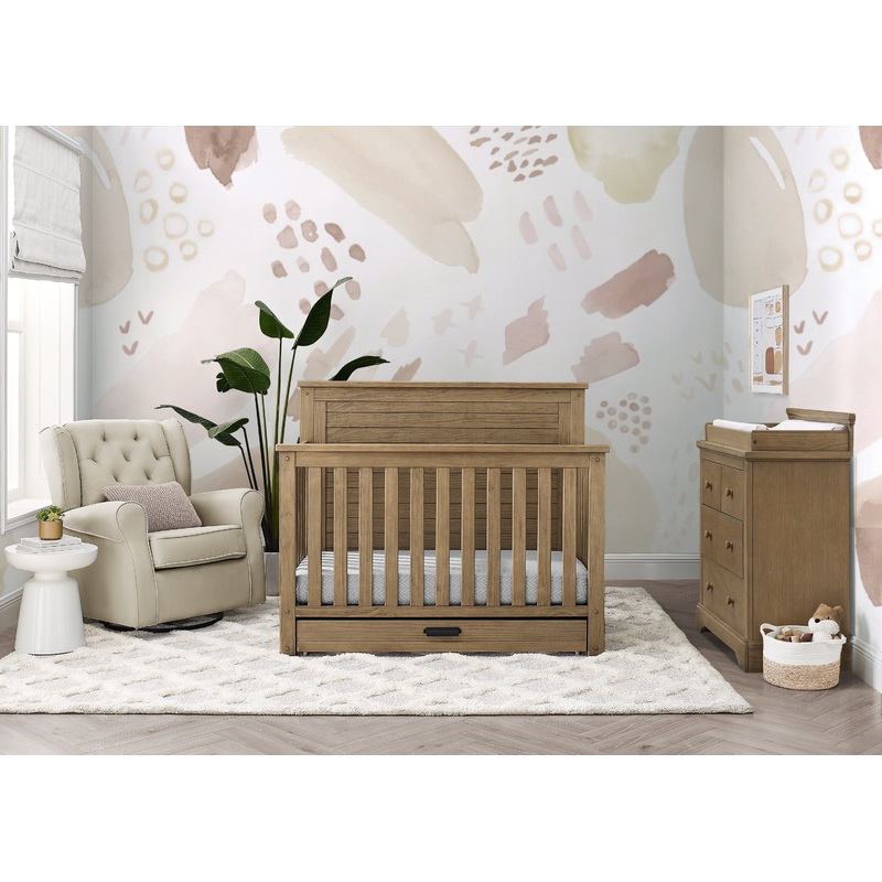 Caden 6-in-1 Convertible Crib with Trundle Drawer