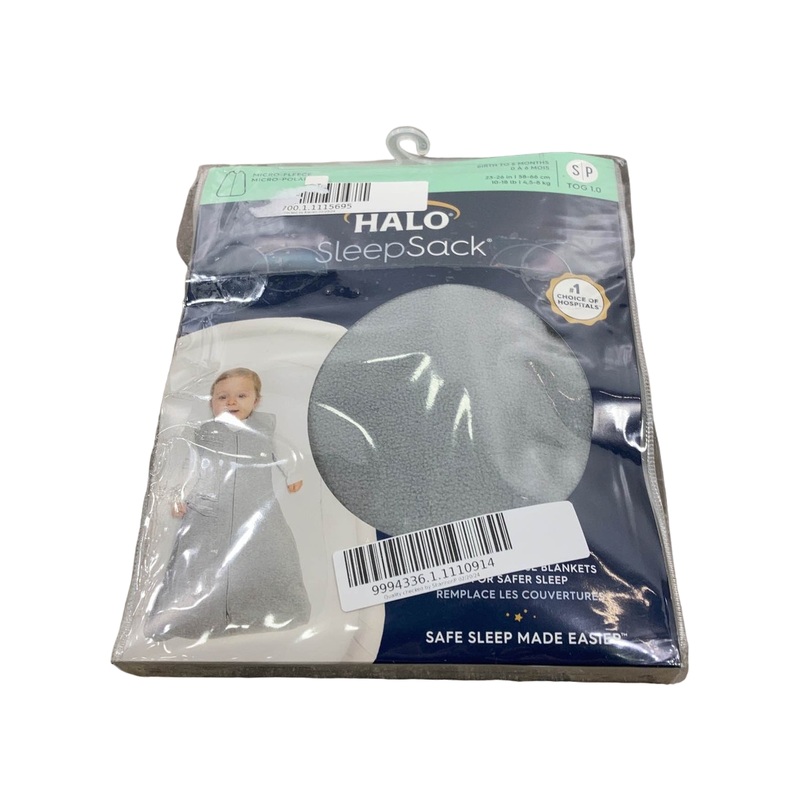 Halo Micro-Fleece SleepSack, Gray, S