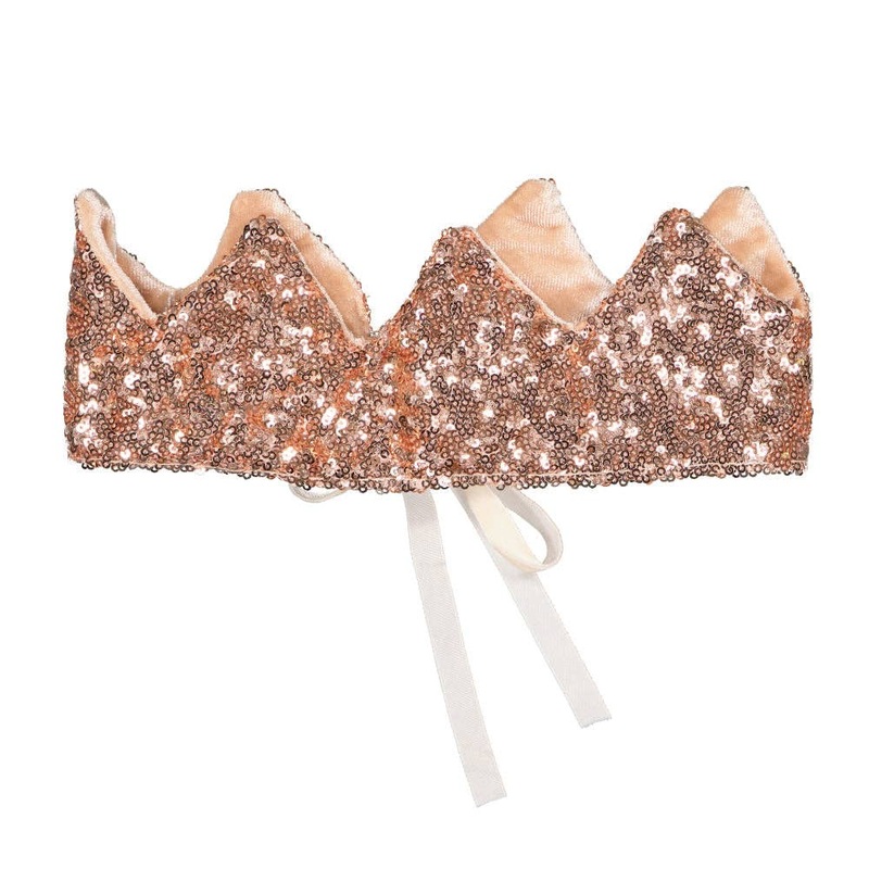 Luciole et Petit Pois Couronne – Sequins Roses