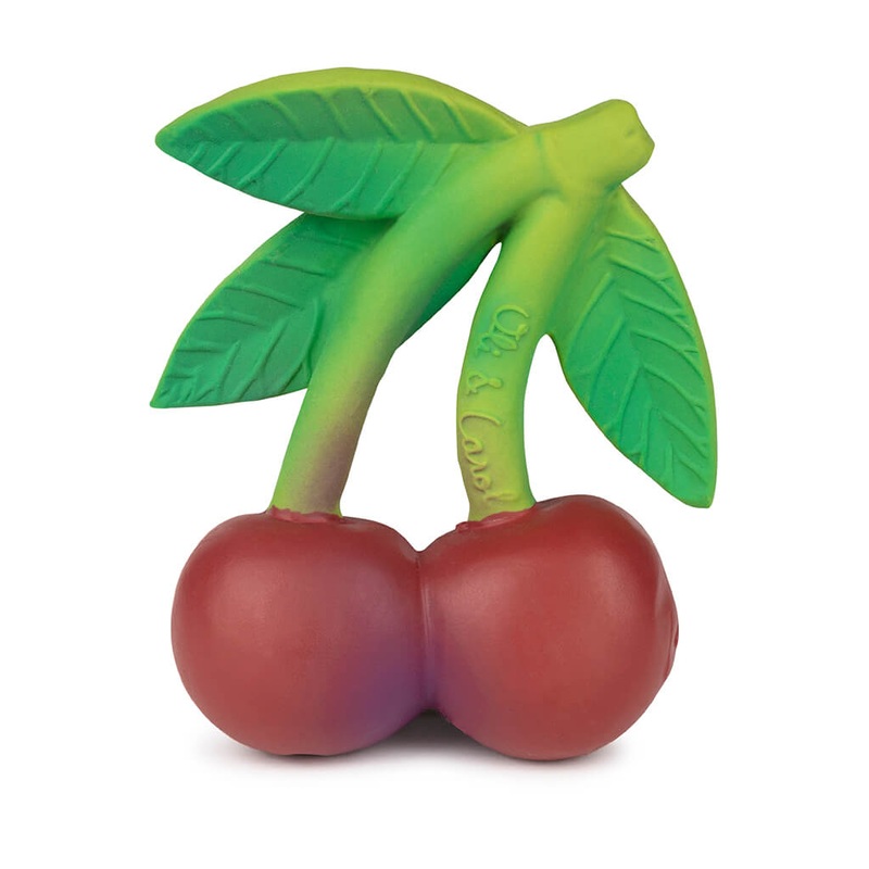 Natural Rubber Teether Merry The Cherry