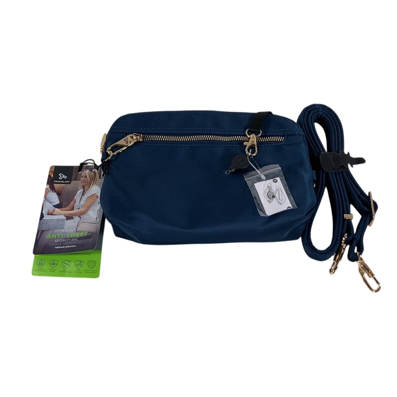 Travelon Women’s Anti-theft Tailored East/West Organizer Crossbody, Peacock