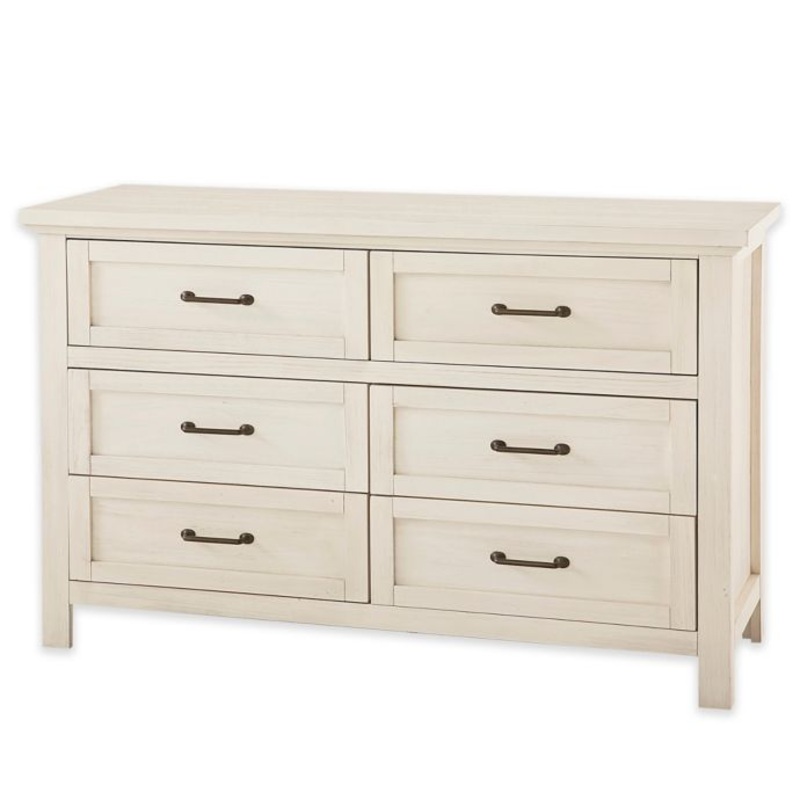 Westwood Design Westfield Double Dresser Brushed White