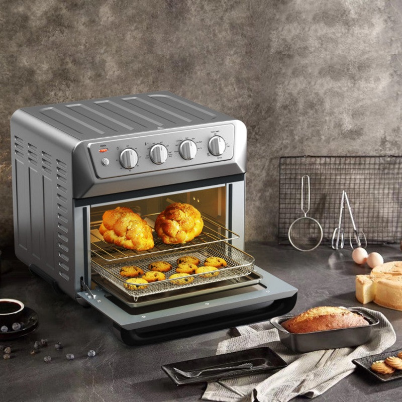 21.5 Quart 1800W Air Fryer Toaster Countertop Convection Oven With Recipe