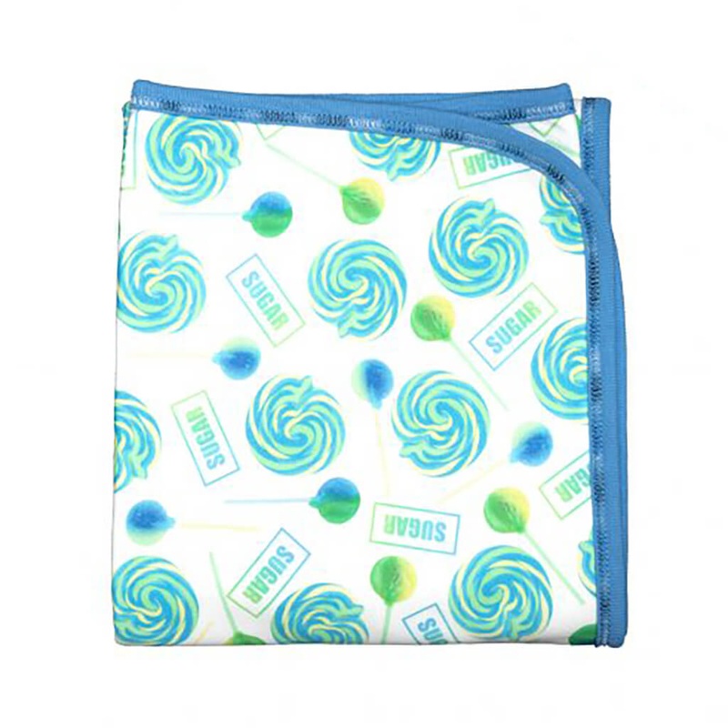 by robynblair Double Layer Blanket Blue Lollipops