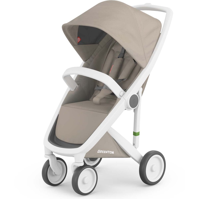 Greentom Classic Stroller – White/Sand