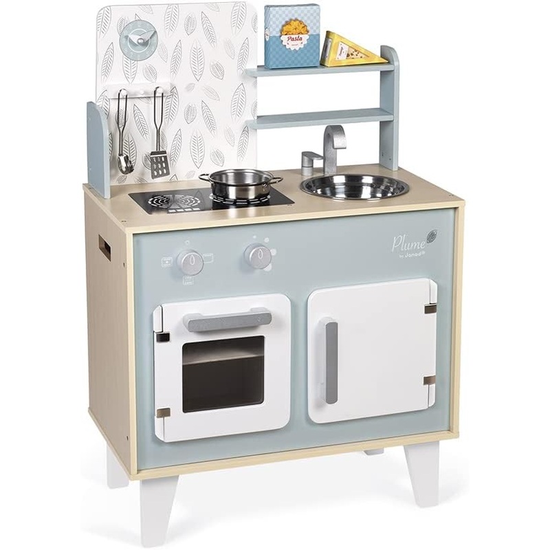 Janod Retro Plume Wooden Kitchen, Mint