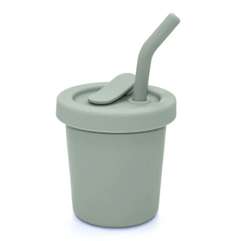 Silicone Straw Cup – 6 Oz