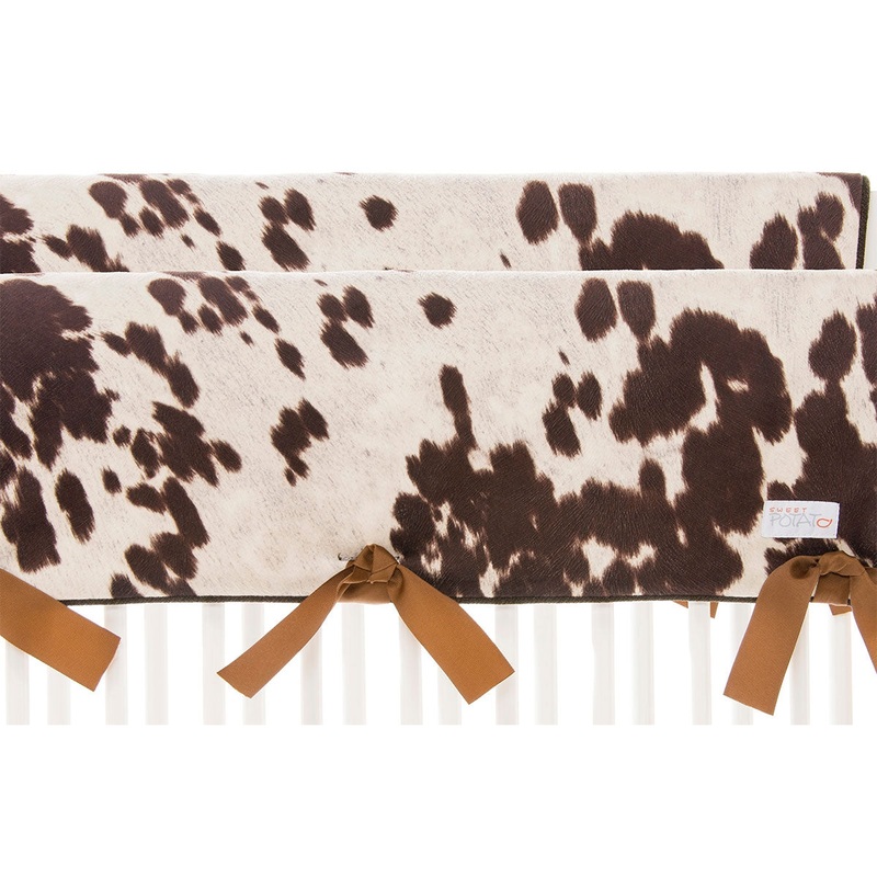 Sweet Potato Urban Cowboy Convertible Crib Rail Protector – Short Set