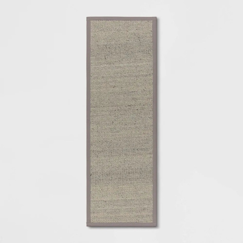 60″ X 20″ Textured Pet Kitchen Runner Rug Gray – Threshold
