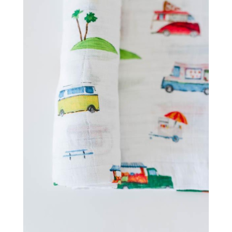 Little Unicorn Cotton Muslin Single Swaddle – Food Truck