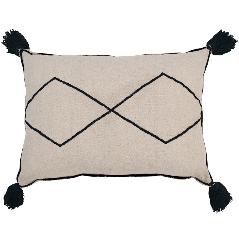 Lorena Canals Bereber Cushion (1′ 4” x 1′ 10”)