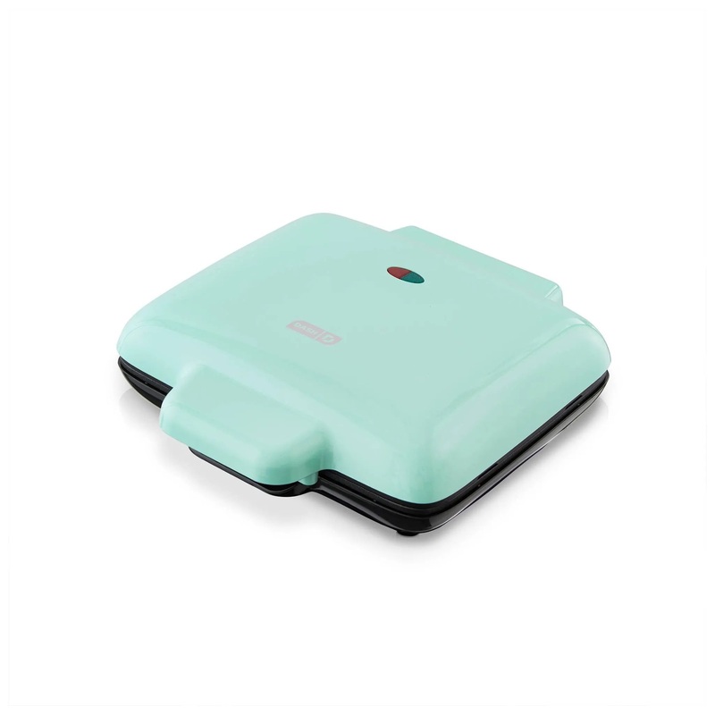 No-Drip Nonstick Waffle Maker – Aqua