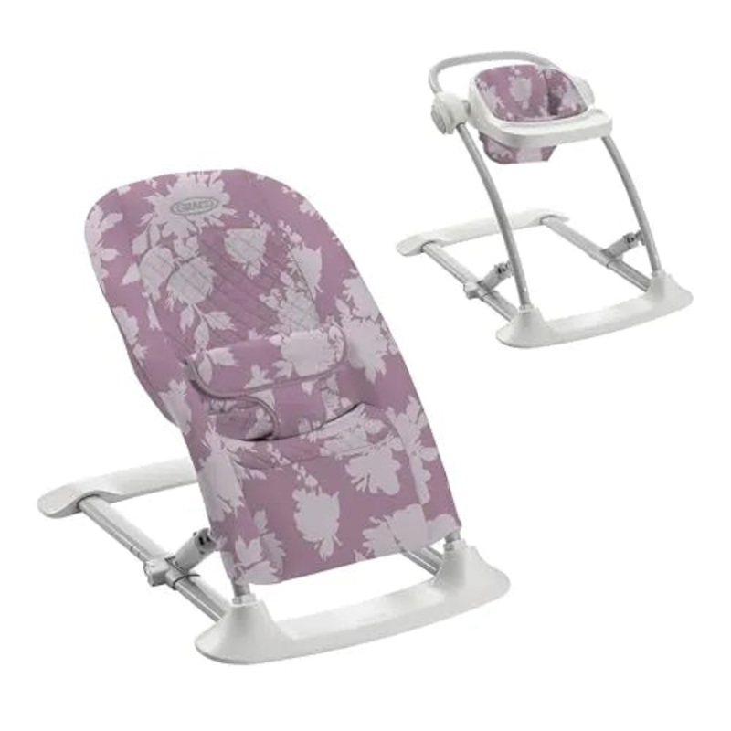 Infant JumpStart 4-in-1 Activity Bouncer – Lilac Mod
