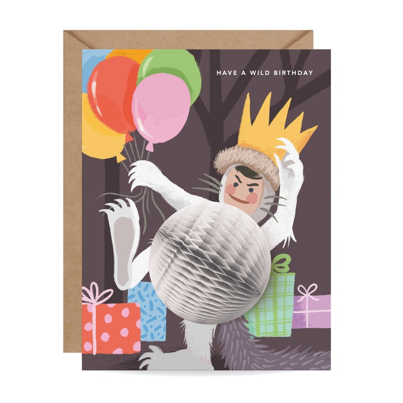 Inklings Paperie Pop-up Card – Wild Birthday