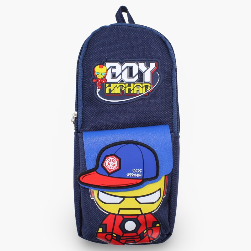 Iron Man Pencil Case  Navy Blue