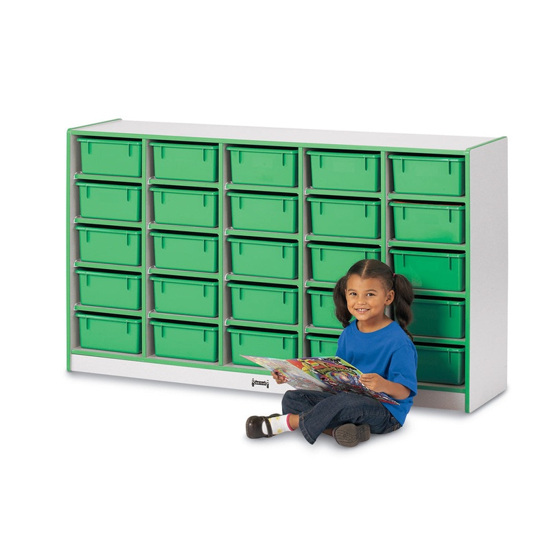 Rainbow Accents 25 Tub Mobile Storage – without Tubs – Blue