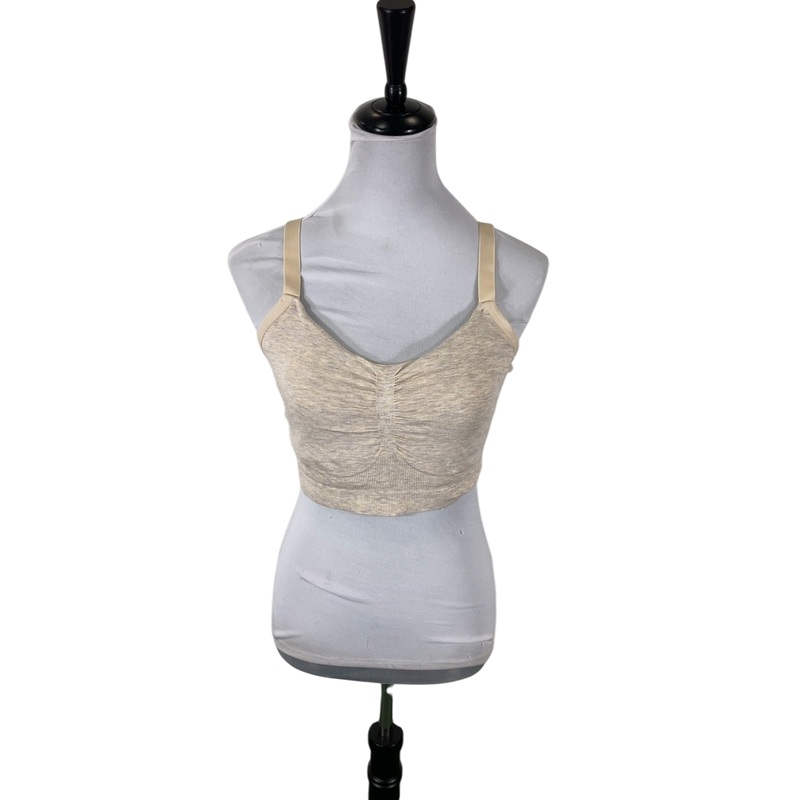 Kindred Bravely Sublime Bamboo Hands-Free Pumping Lounge & Sleep Bra, Busty, Oatmeal Heather, Small