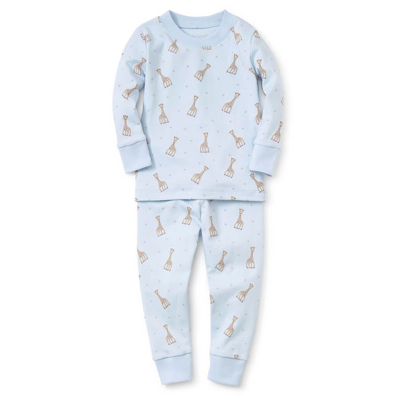 Kissy Kissy 2 Piece Pajama Sophie La Girafe Blue