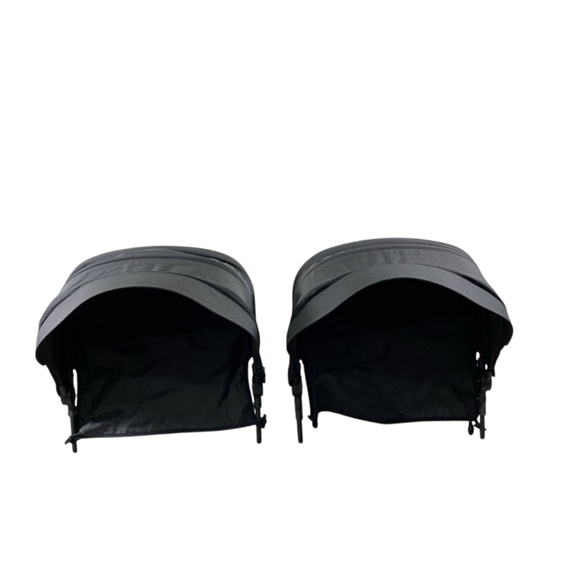 Wonderfold Retractable Stroller Canopy, 2 Pack, Black, W2 Series