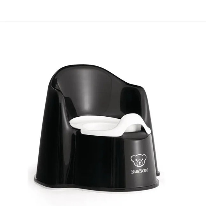 Potty Chair – Black/White (See Description)