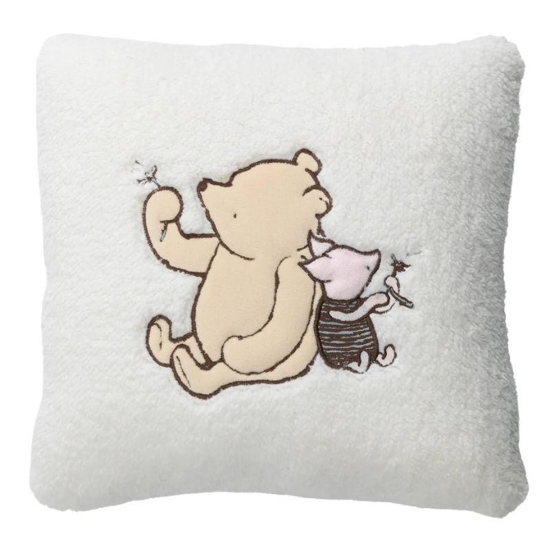 Storytime Disney Pooh Soft Nursery Sherpa Pillow