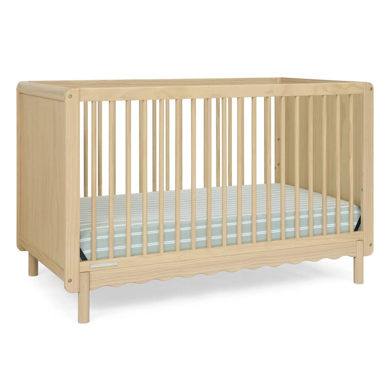 William 4-in-1 Convertible Crib – Greenguard Gold Certified – Natural Sandstone