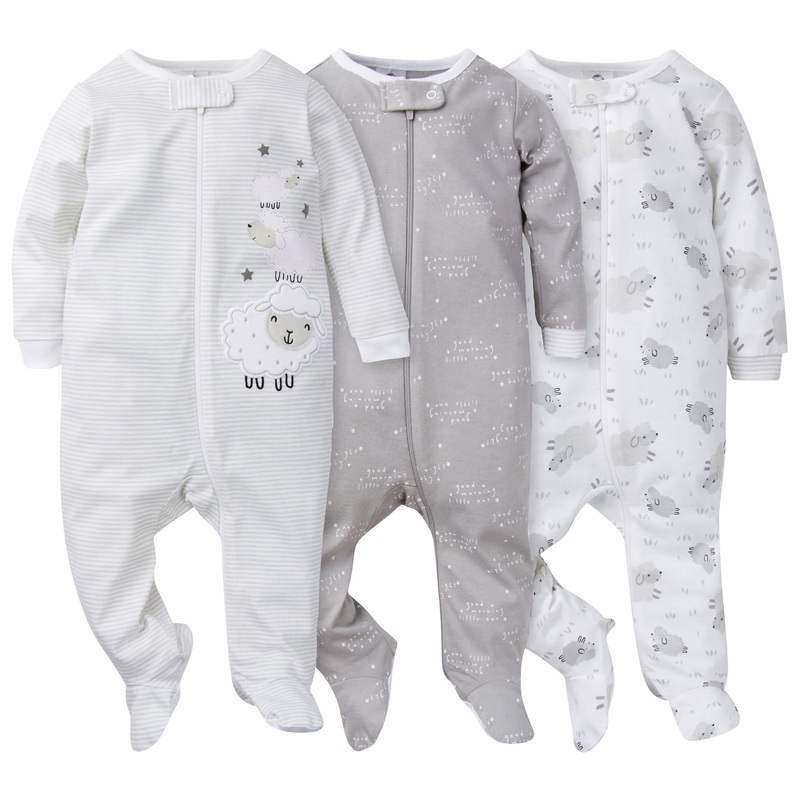 3-Pack Baby Neutral Lamb Sleep ‘N Plays