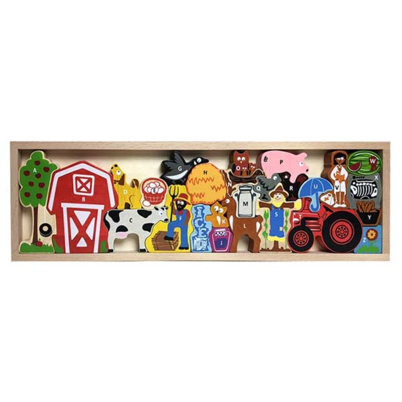 Farm A To Z Puzzle & Play-set