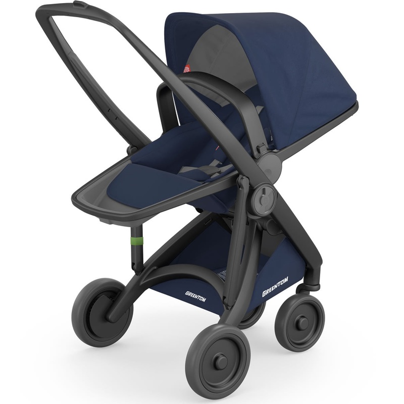 Greentom Reversible Stroller – Black/Blue