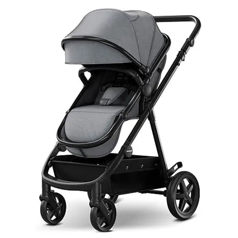 Meteor Stroller – Grey / Black Frame (See Description)