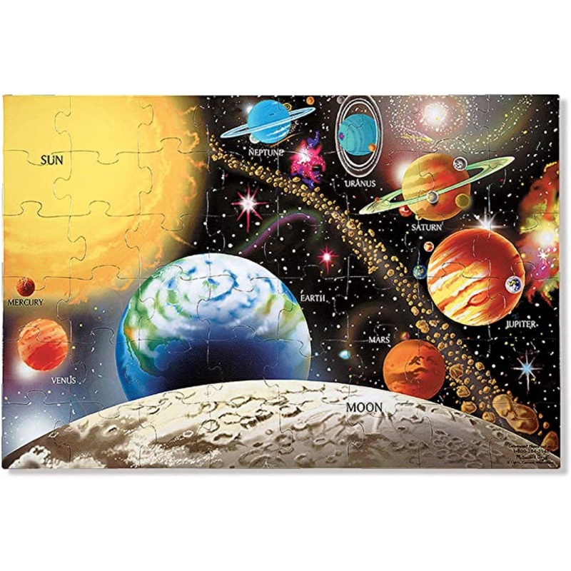 Melissa & Doug  Solar System Floor Puzzle – 48 Pieces