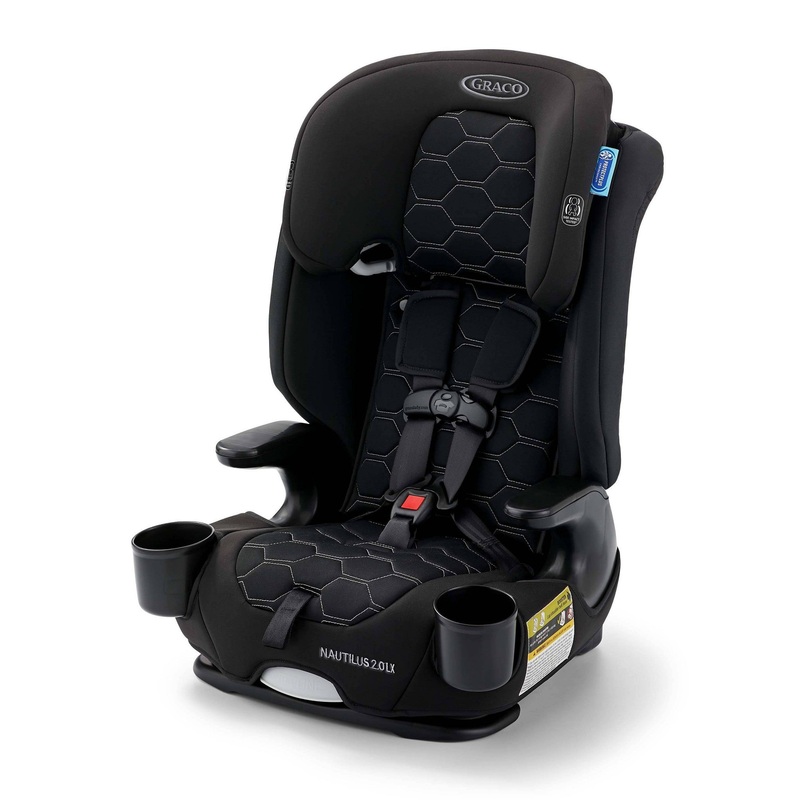 Nautilus 2.0 LX 3-in-1 Harness Booster Car Seat – Hex