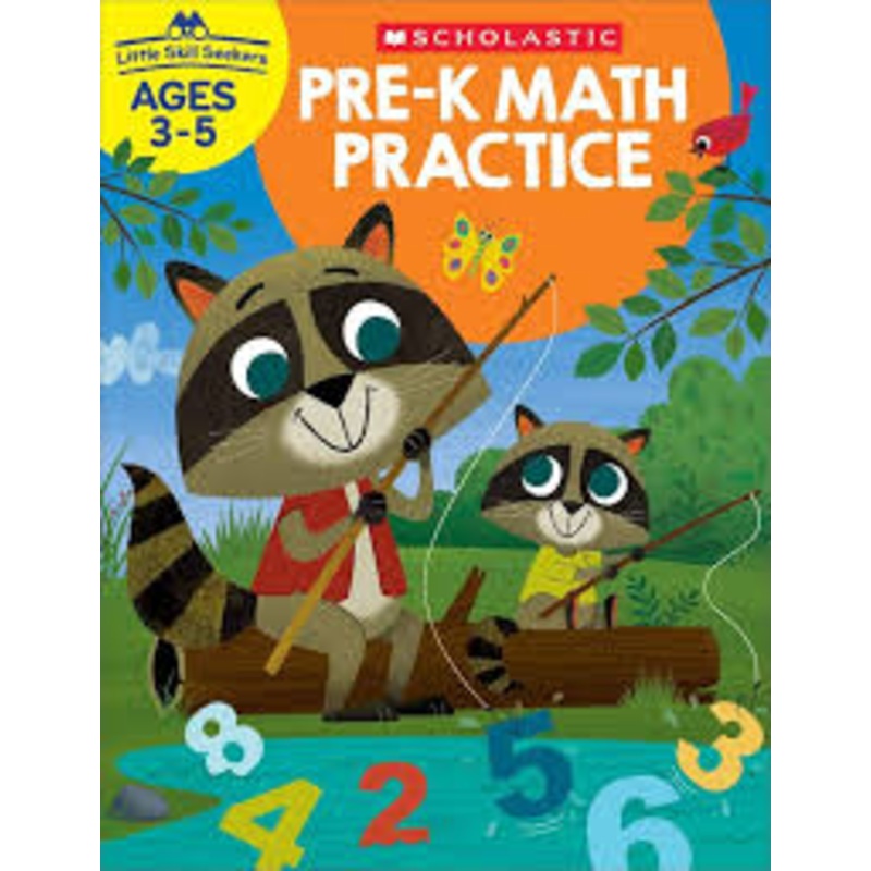 Pre-K Math Practice Workbook Ages 3-5