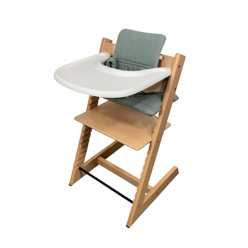 Stokke Tripp Trapp Complete High Chair, 2, Glacier Green, Natural