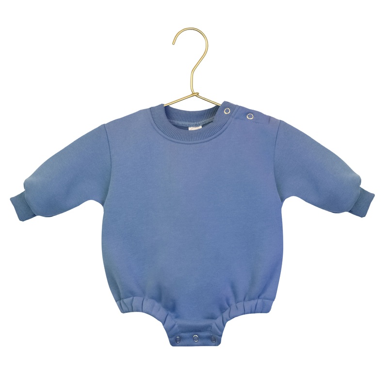 Sweatshirt Romper – Cadet