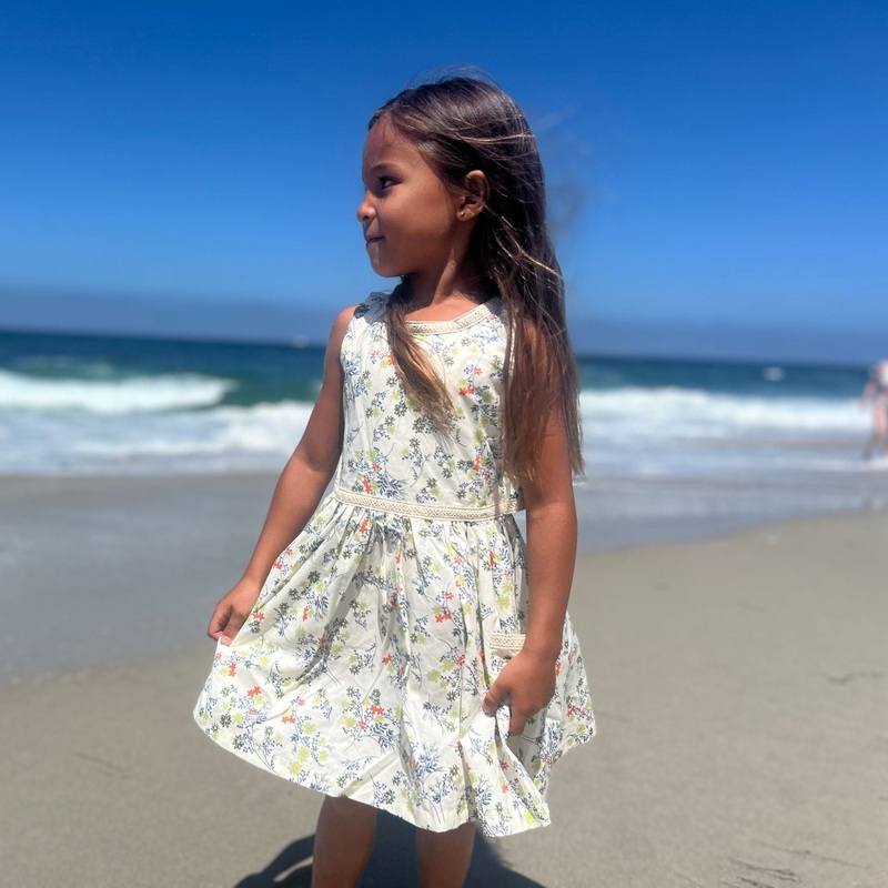 Vignette – Sleeveless Dress – Meadow Flowers